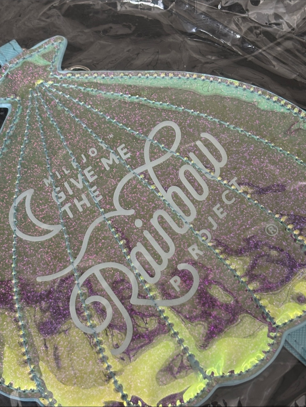 Milkjoy Iridescent Seashell Luggage Tag NWT - Picture 3 of 5